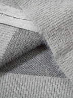 Theprecipice Butterfly Jacquard  Knit Mock Neck Sweater