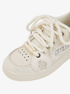 Theprecipice Embroidered Letter Shoes - 2107