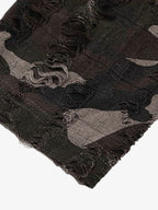 Camouflage Faux Two-piece Jersey Long Sleeve T-shirt - 2380