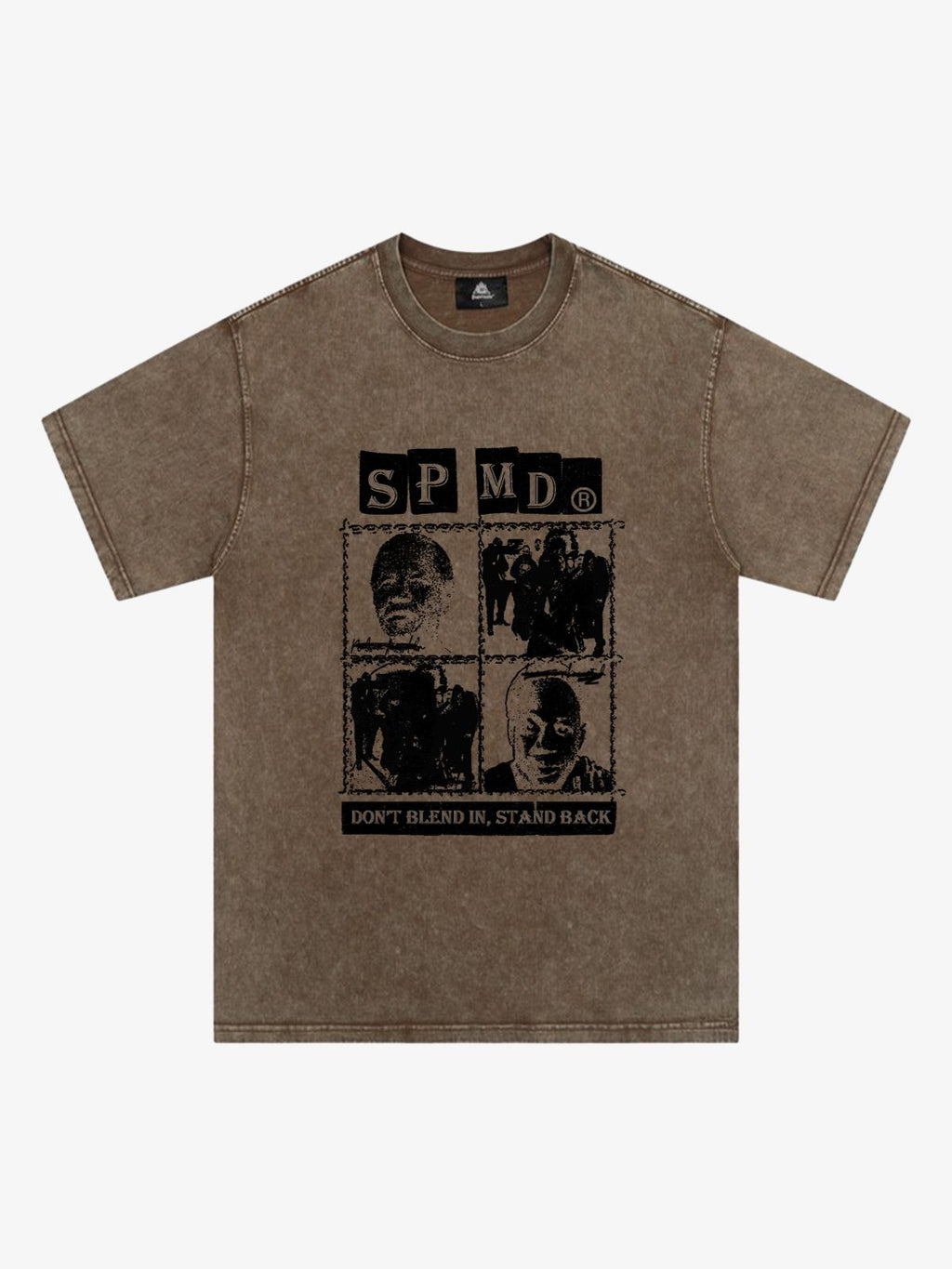 Original Street Protrait Graphic Print T-Shirt