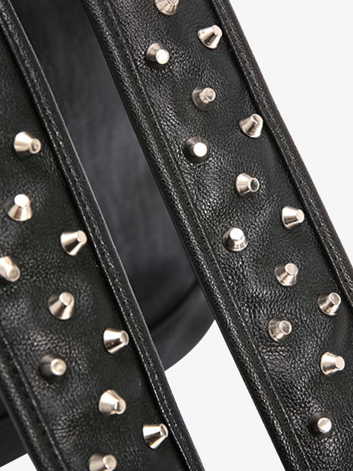 Rivet Crocodile-Print Backpack - 2464