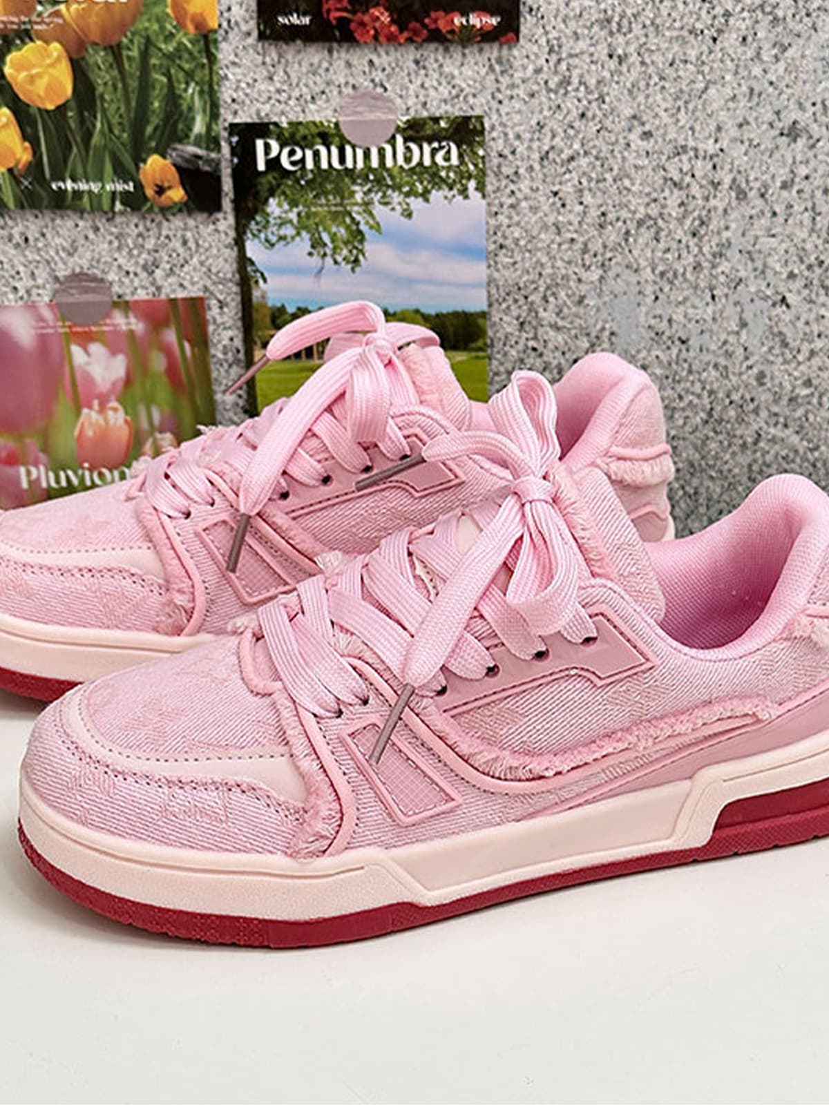 Theprecipice Retro Denim Sneakers - 2234