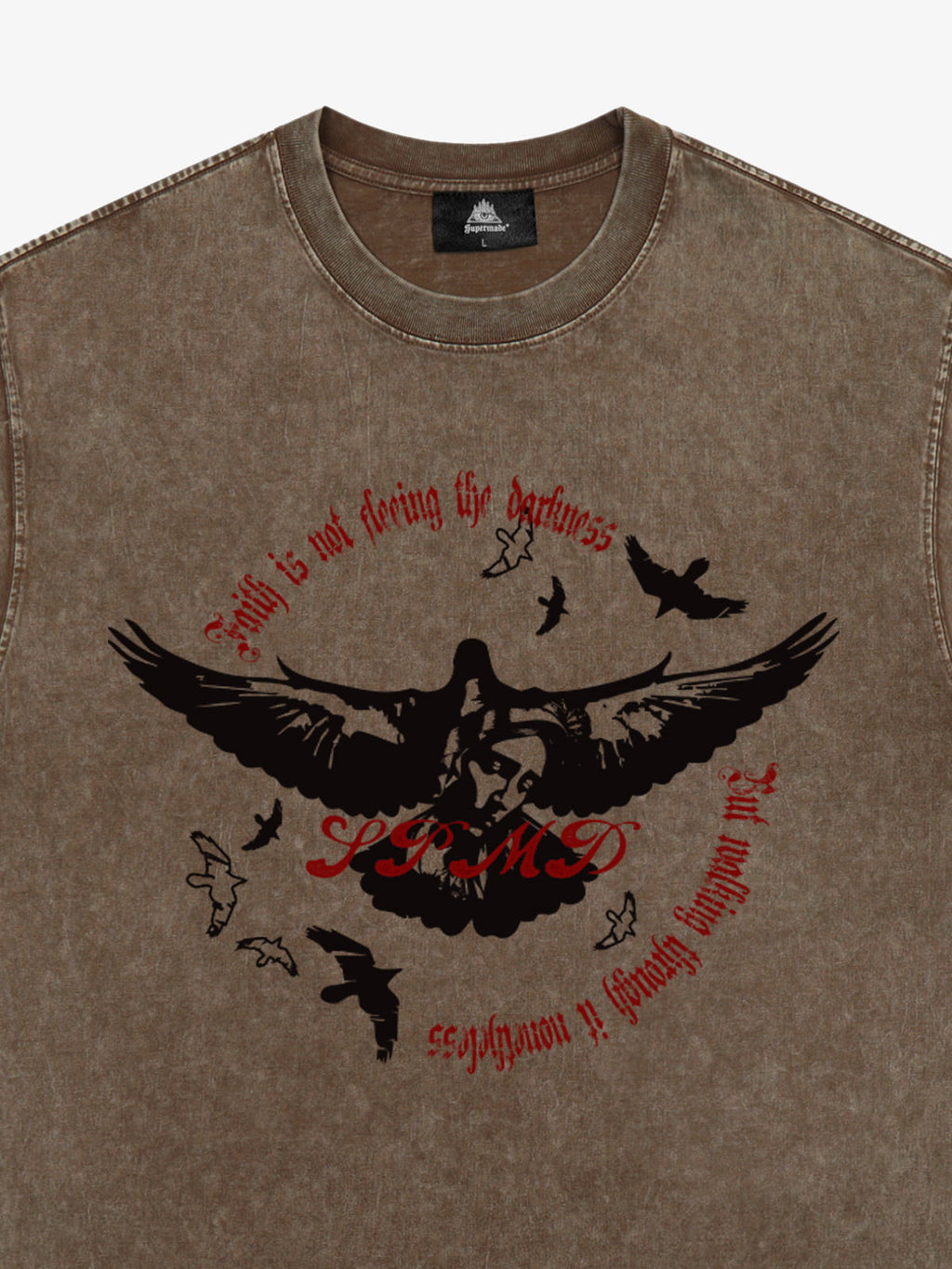 Original Vintage Washed Slogan Graphic T-Shirt