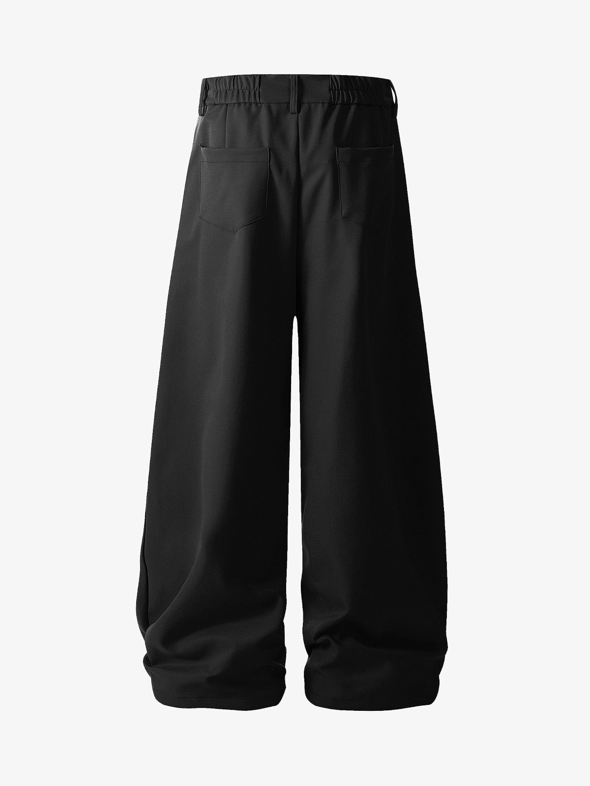 Elastic Waistband Barrel Pants - 2425