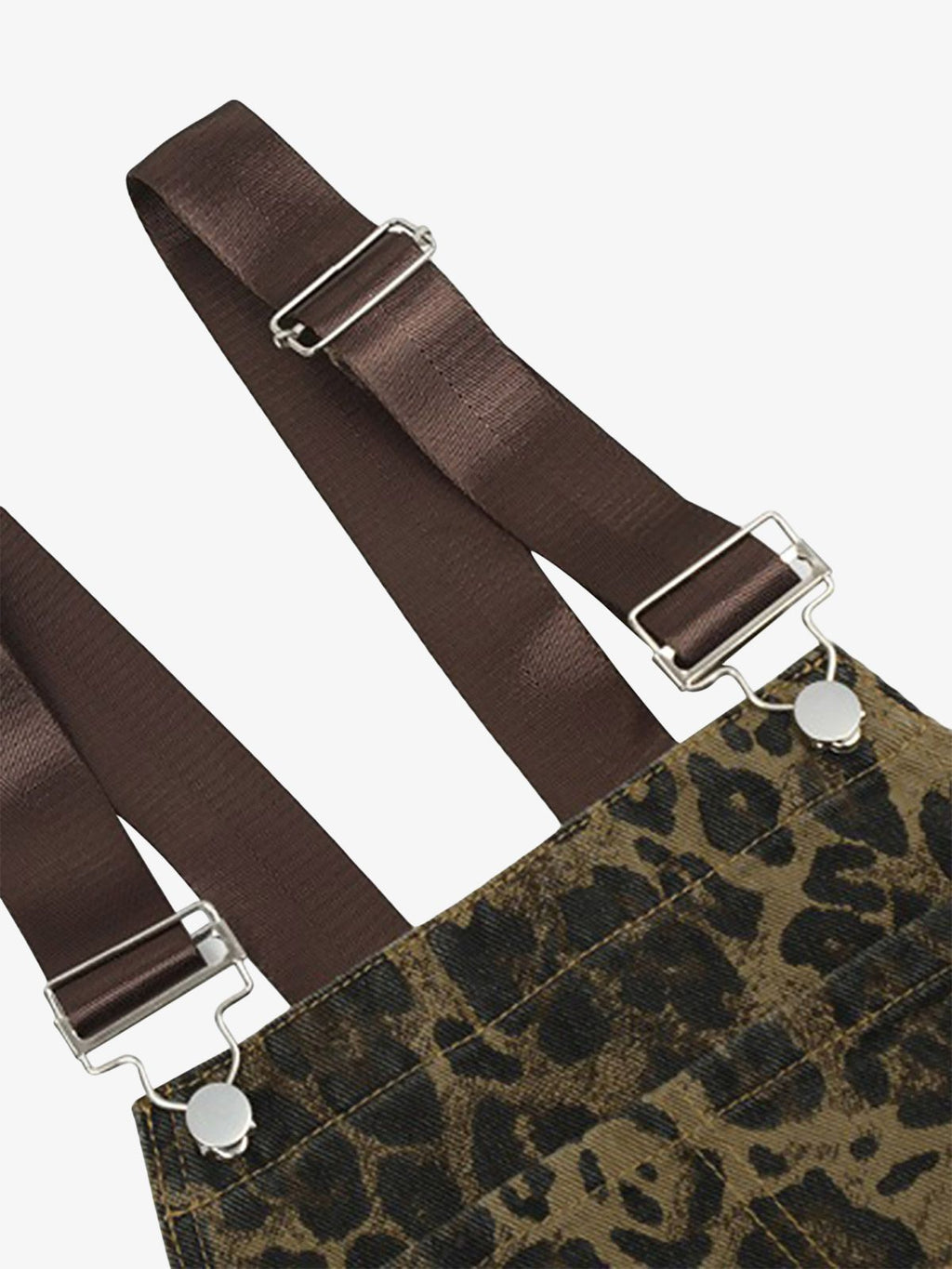 Theprecipice Leopard Print Street Style Workwear Overalls - 2020