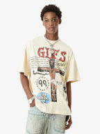Theprecipice Funny Jesus Graffiti Street Rap T-shirt