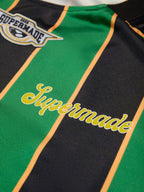 Original Retro Striped Spliced Sports Jersey T-Shirt - 2422