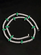 Theprecipice Hip Hop Collarbone Chain Necklace - 2221