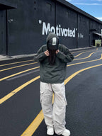 Asymmetric Irregular Knitted Sweater Hoodie