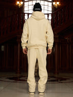 Theprecipice Street Hip-Hop Letters Fleece Tracksuit - 2230