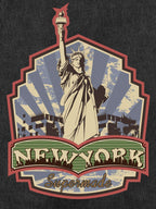 Original Street Statue Of Liberty Print Vest - 2531