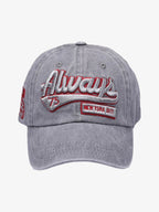 Theprecipice Vintage Embroidered Denim Washed Baseball Cap