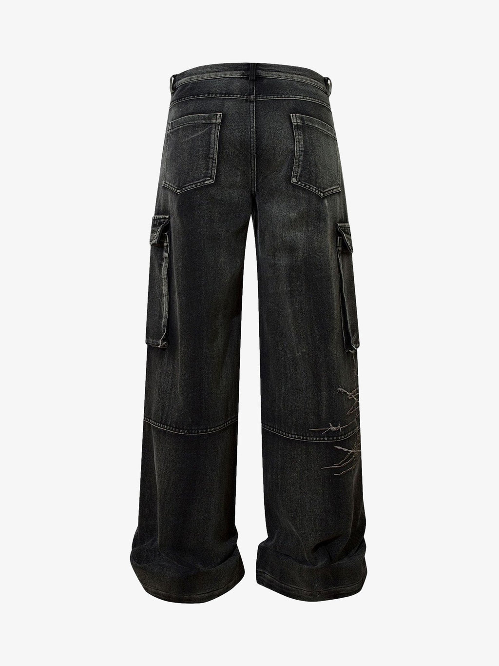 Theprecipice High Street Embroidery Hip-Hop Jeans - 2122