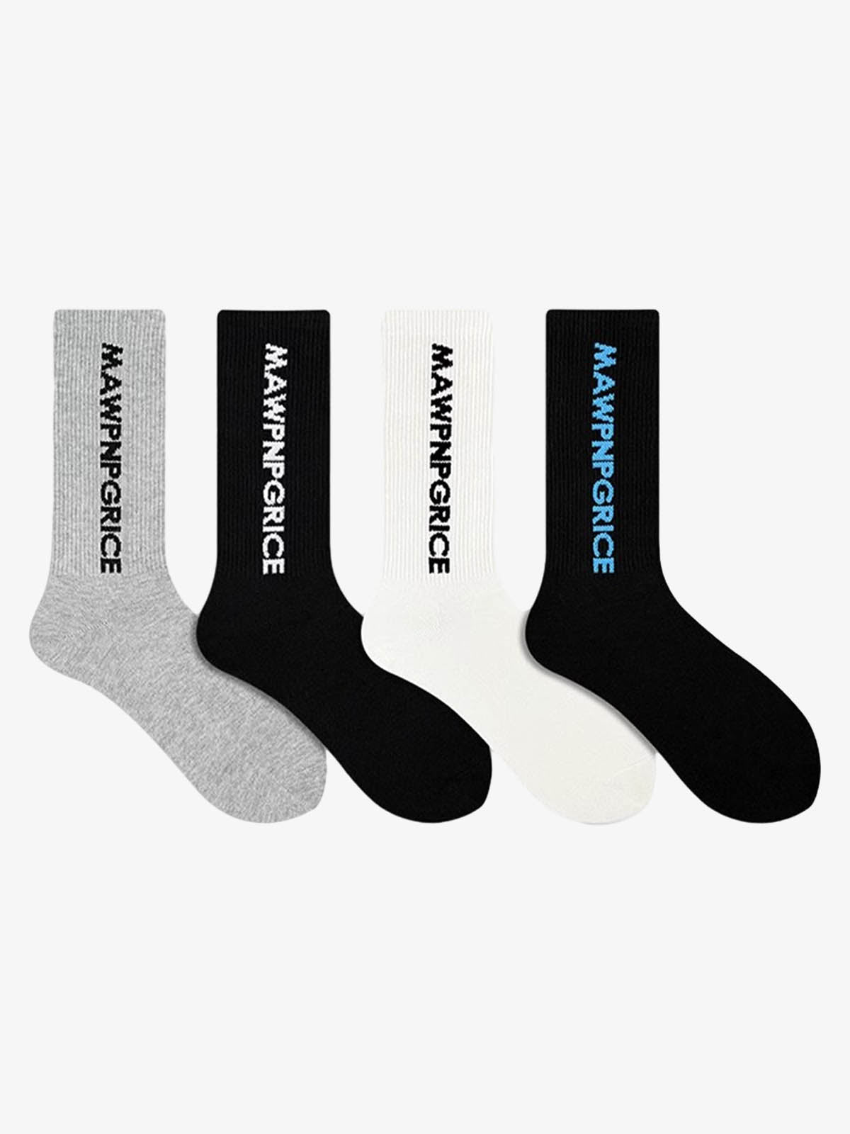 Theprecipice Street Letter Sports Socks