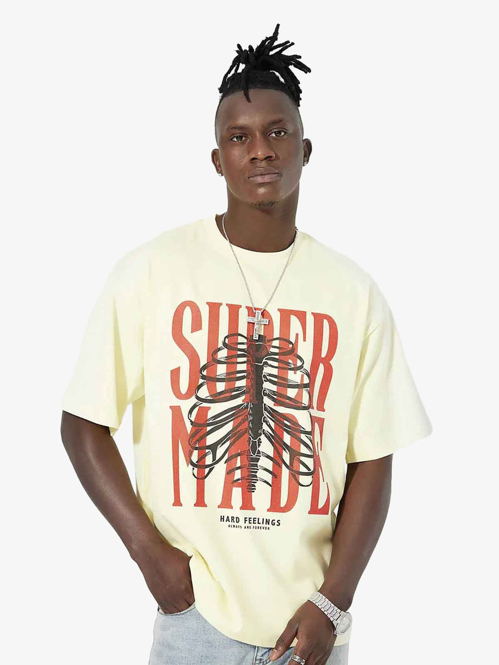 Theprecipice Skull Printed Logo Design T Shirt -1159