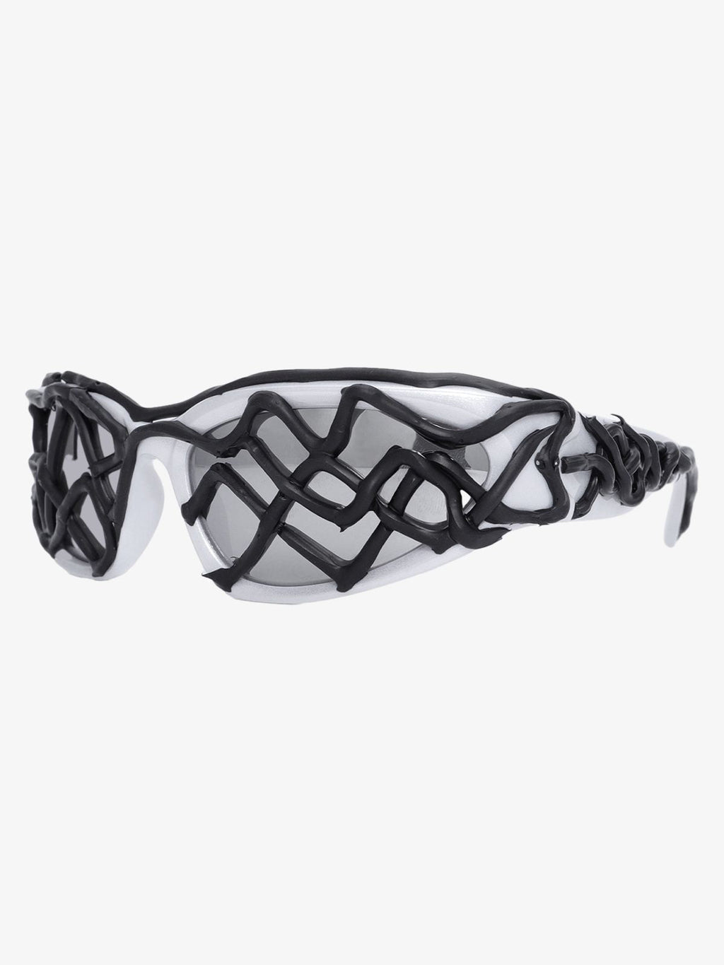 Futuristic Wavy Frame Sunglasses