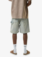 Theprecipice Retro Washed Hip-Hop Shorts