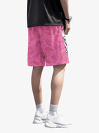 Theprecipice Skull Hand Print Hip-hop Shorts