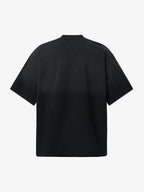 Distressed Gradient Letter Print Crew Neck T-shirt