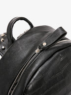 Rivet Crocodile-Print Backpack - 2464