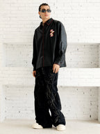 Original Embroidered Leather Shirt