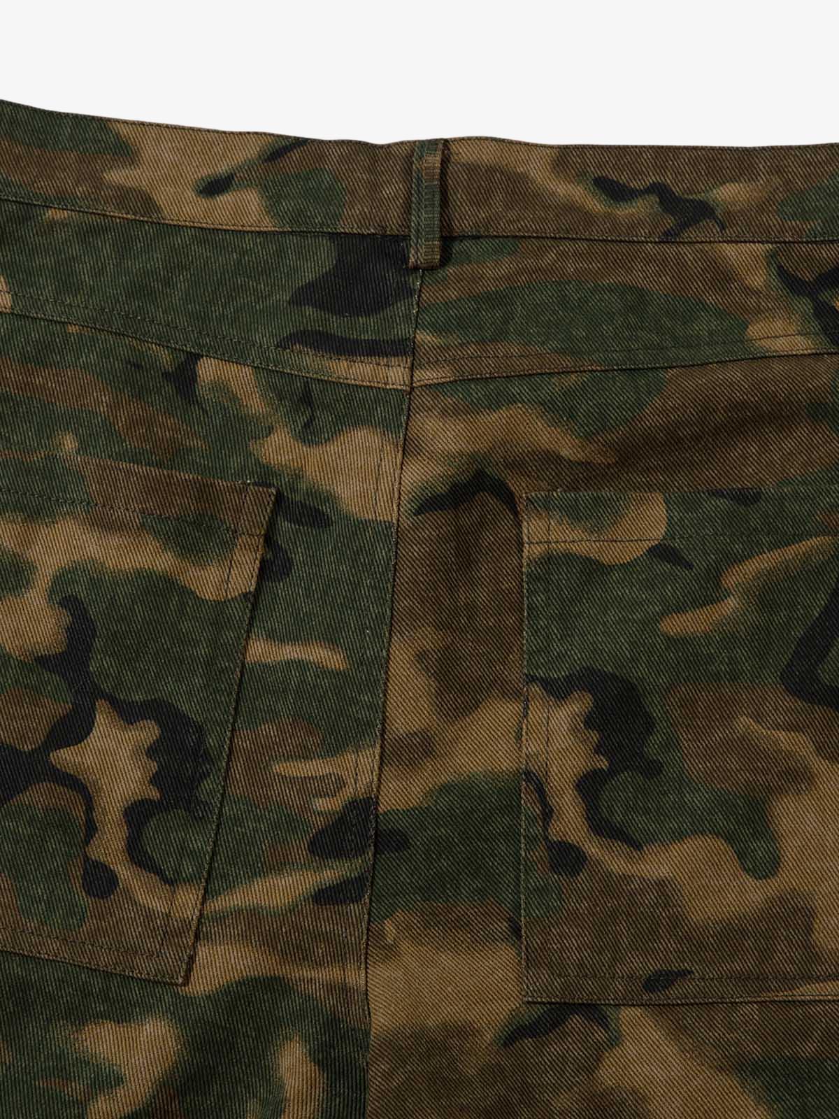 Theprecipice Street Camouflage Multi Pocket Cargo Pants - 2369