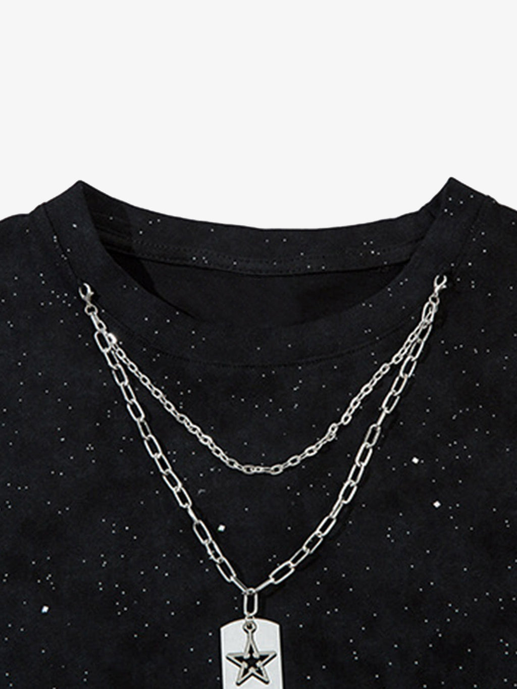 Street Chain Waistcoat Ripped Vest