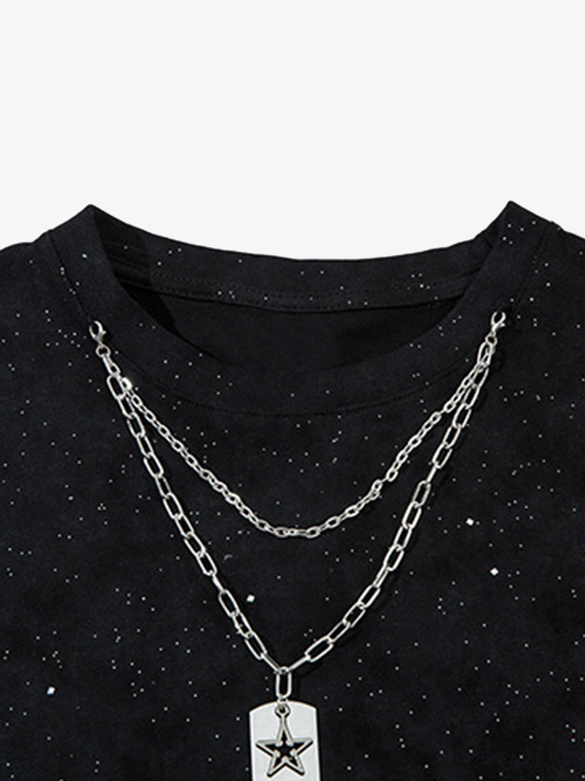 Street Chain Waistcoat Ripped Vest