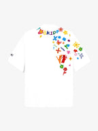 Retro Graffiti Hand-Painted T-Shirt