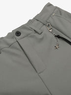 Elastic Waistband Barrel Pants - 2425