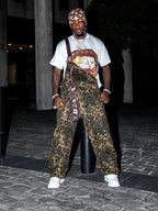 Theprecipice Leopard Print Street Style Workwear Overalls - 2020