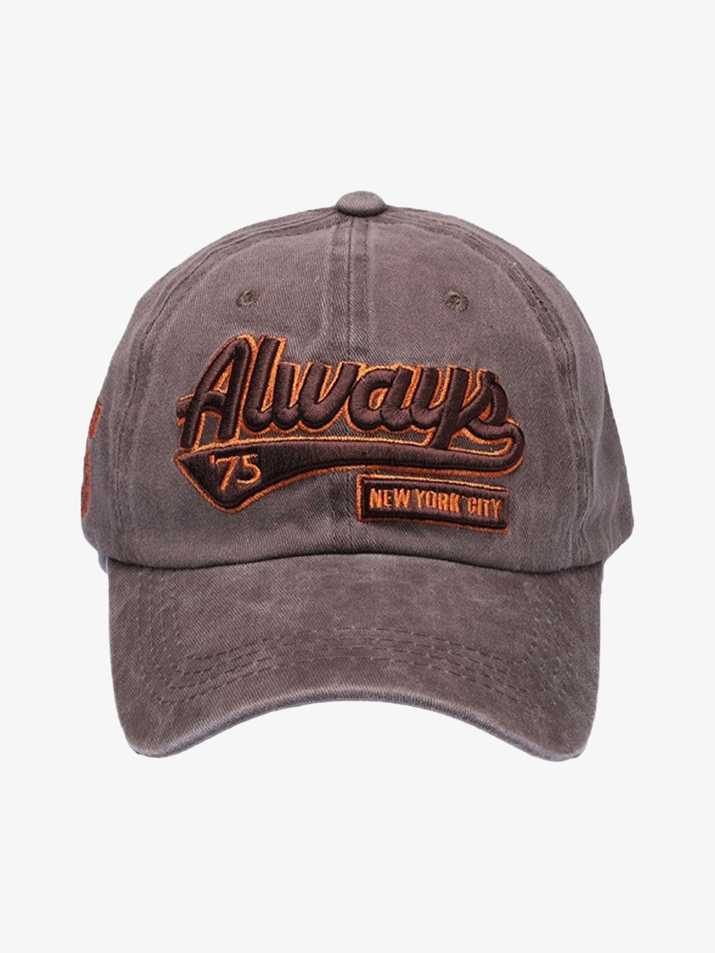 Theprecipice Vintage Embroidered Denim Washed Baseball Cap