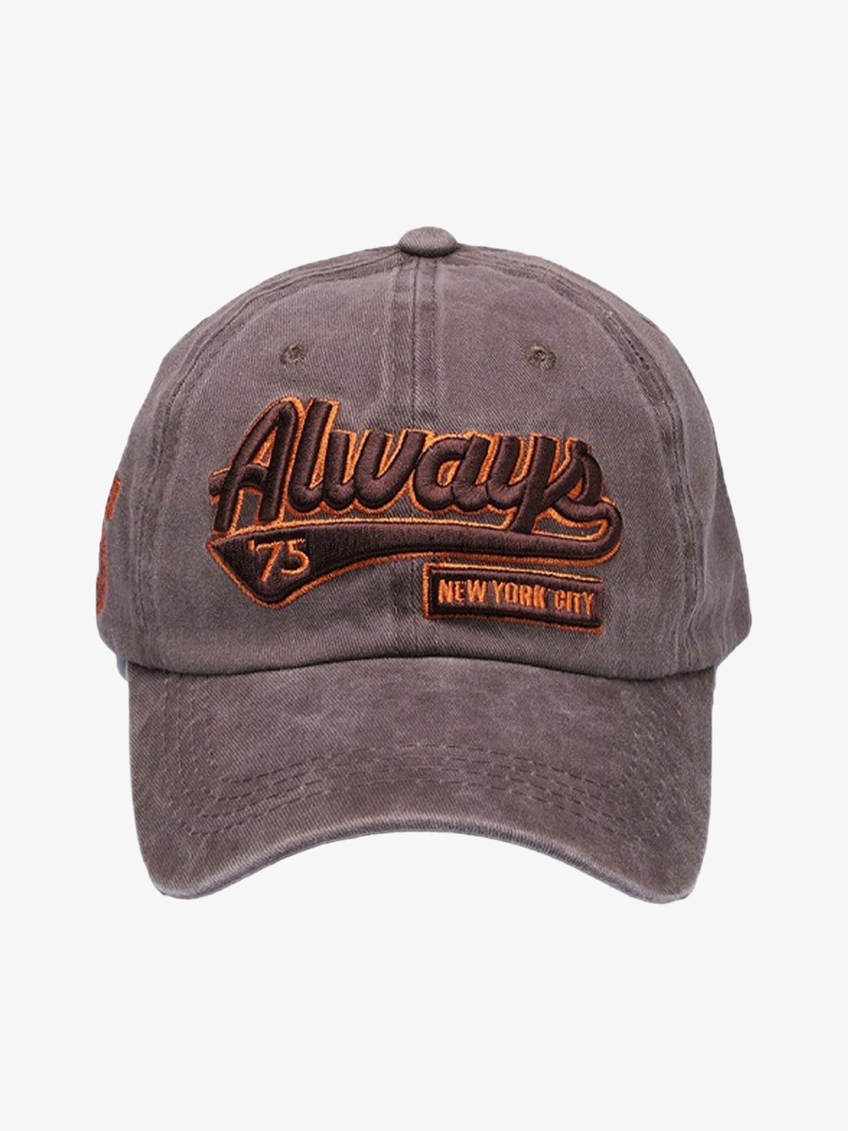 Theprecipice Vintage Embroidered Denim Washed Baseball Cap