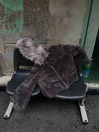 Theprecipice Fur Hooded Quilted Sherpa Jacket - 2304