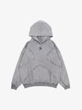 Theprecipice Washed Splicing Hoodie - 1985