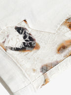 Theprecipice American Retro Lace Patchwork Jeans