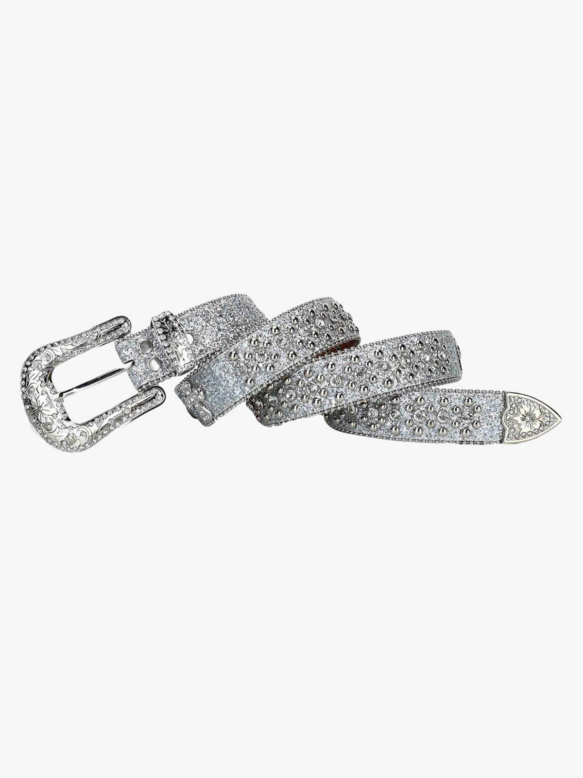 Theprecipice Studded Rhinestone Belt-1797