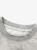 Camouflage Faux Two-piece Jersey Long Sleeve T-shirt - 2380