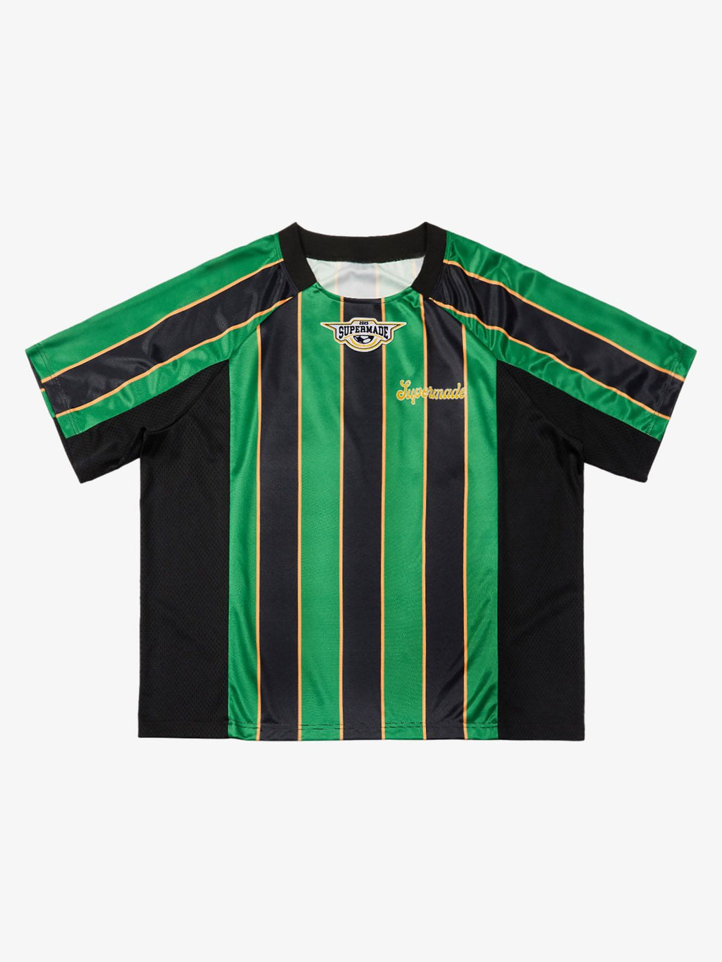 Original Retro Striped Spliced Sports Jersey T-Shirt - 2422