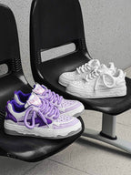 Theprecipice Niche Retro Couple Board Shoes