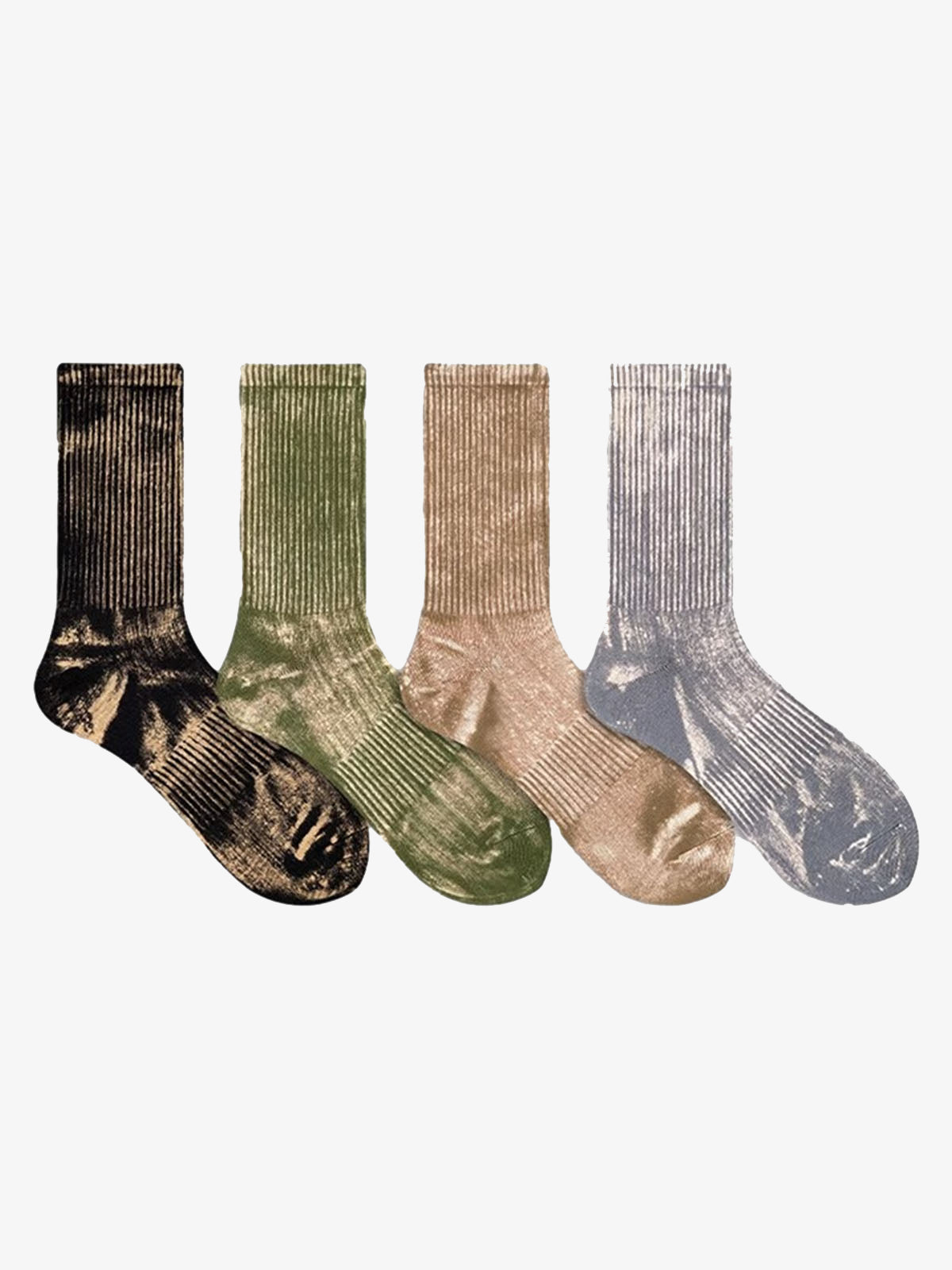 Theprecipice Workwear Distressed Tie-dyed Socks
