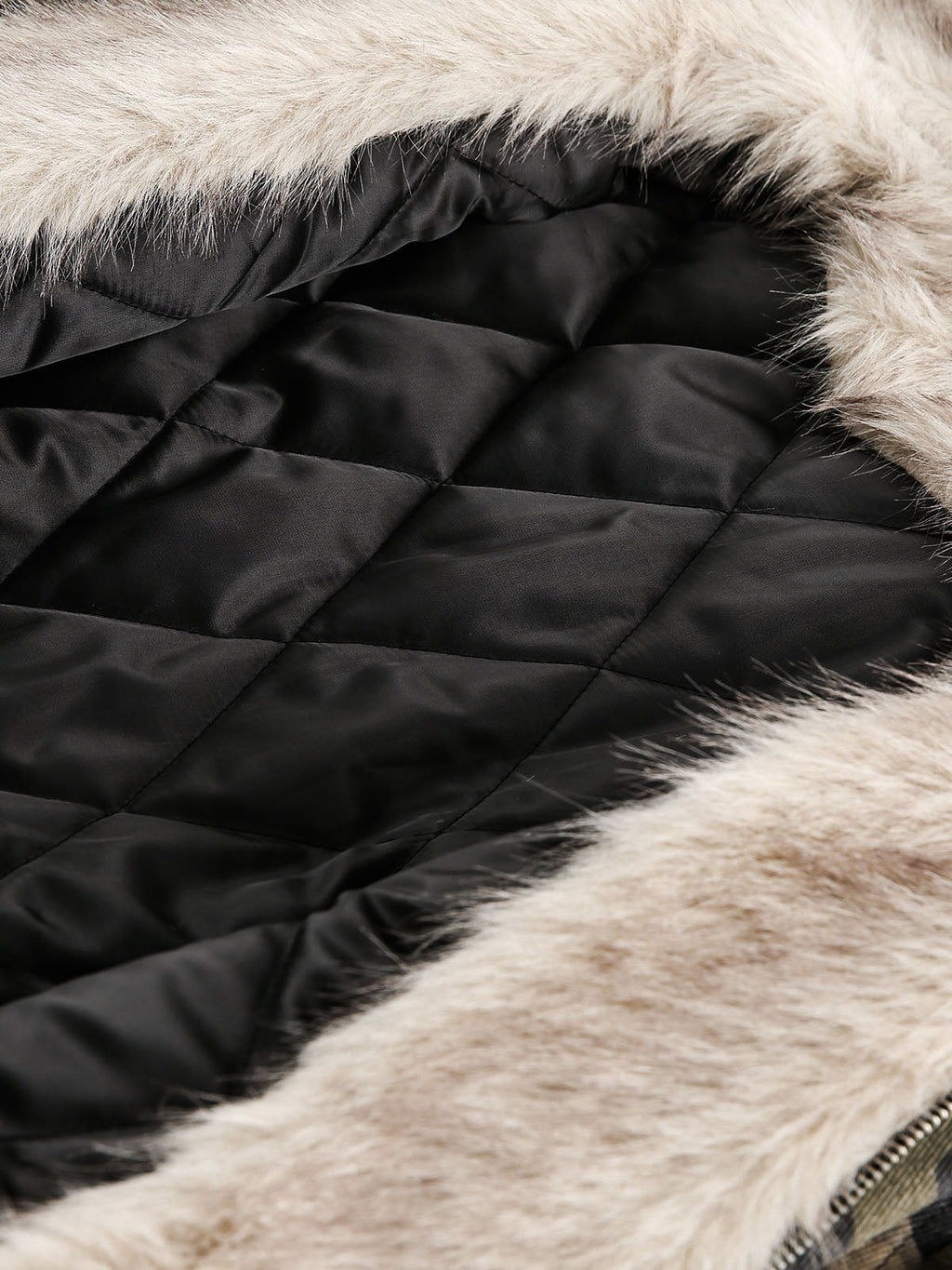 Theprecipice Camouflage Fur Hooded Jacket - 2353