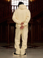 Theprecipice Street Hip-Hop Letters Fleece Tracksuit - 2230