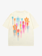 Theprecipice Colorful Full Of Stars Printed T-shirt