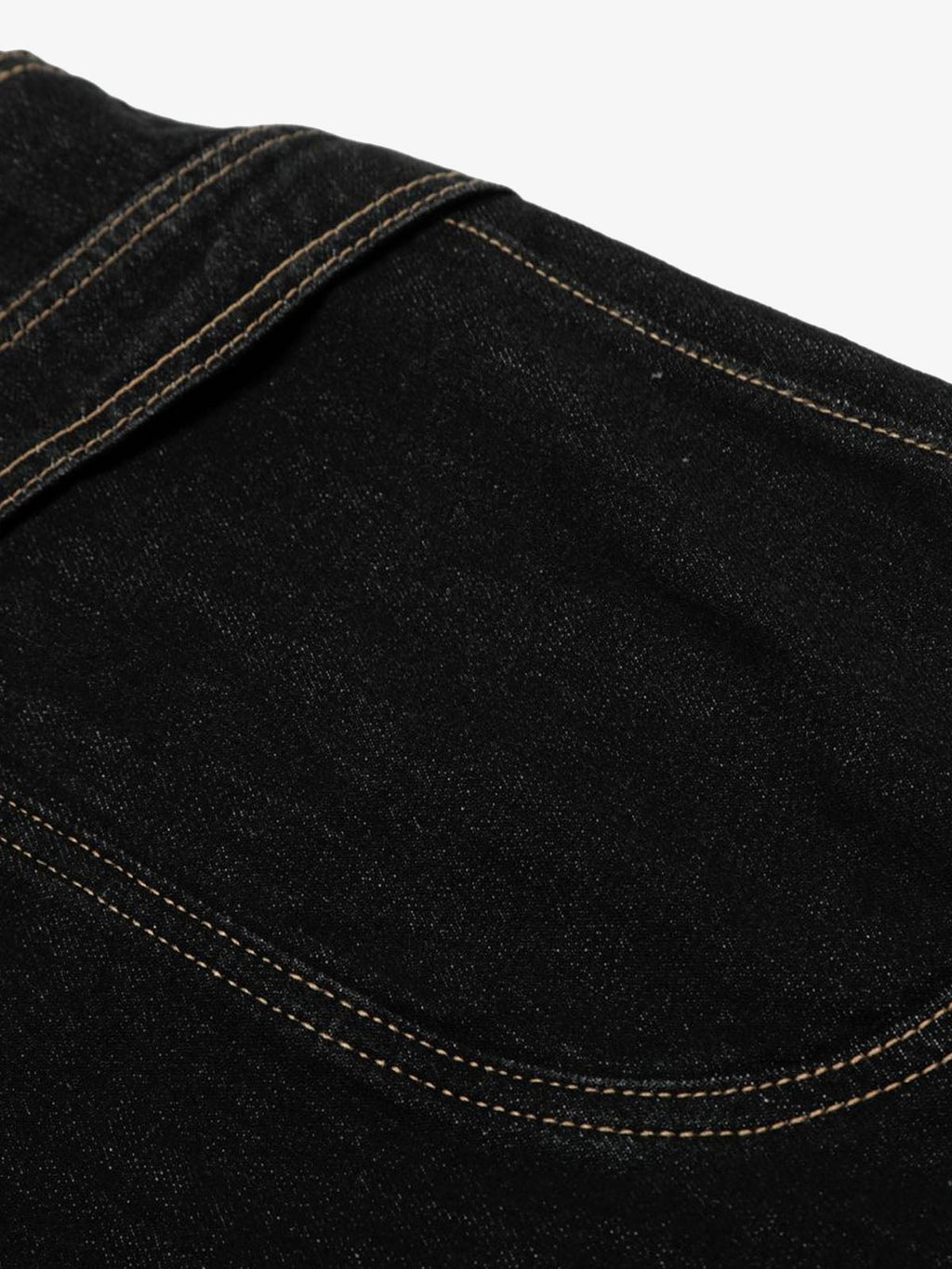Contrast Stitched Patch Pocket Denim Jorts