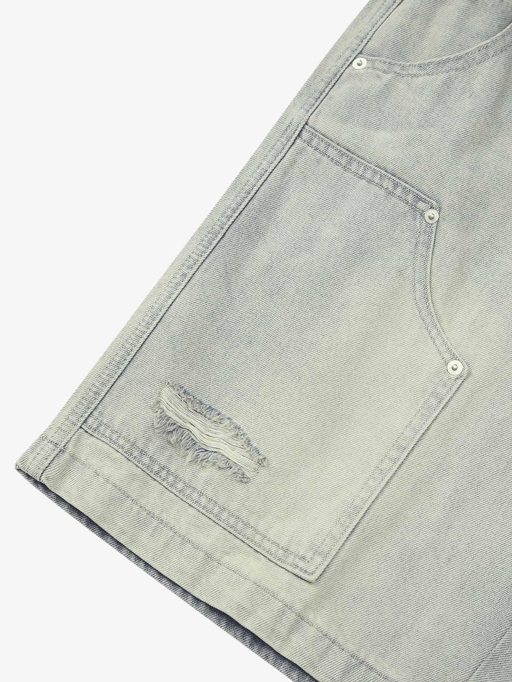 Theprecipice Retro Washed Hip-Hop Shorts