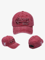 Theprecipice Vintage Embroidered Denim Washed Baseball Cap