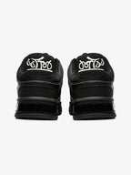 Dark Embroidered Letters Skate Shoes