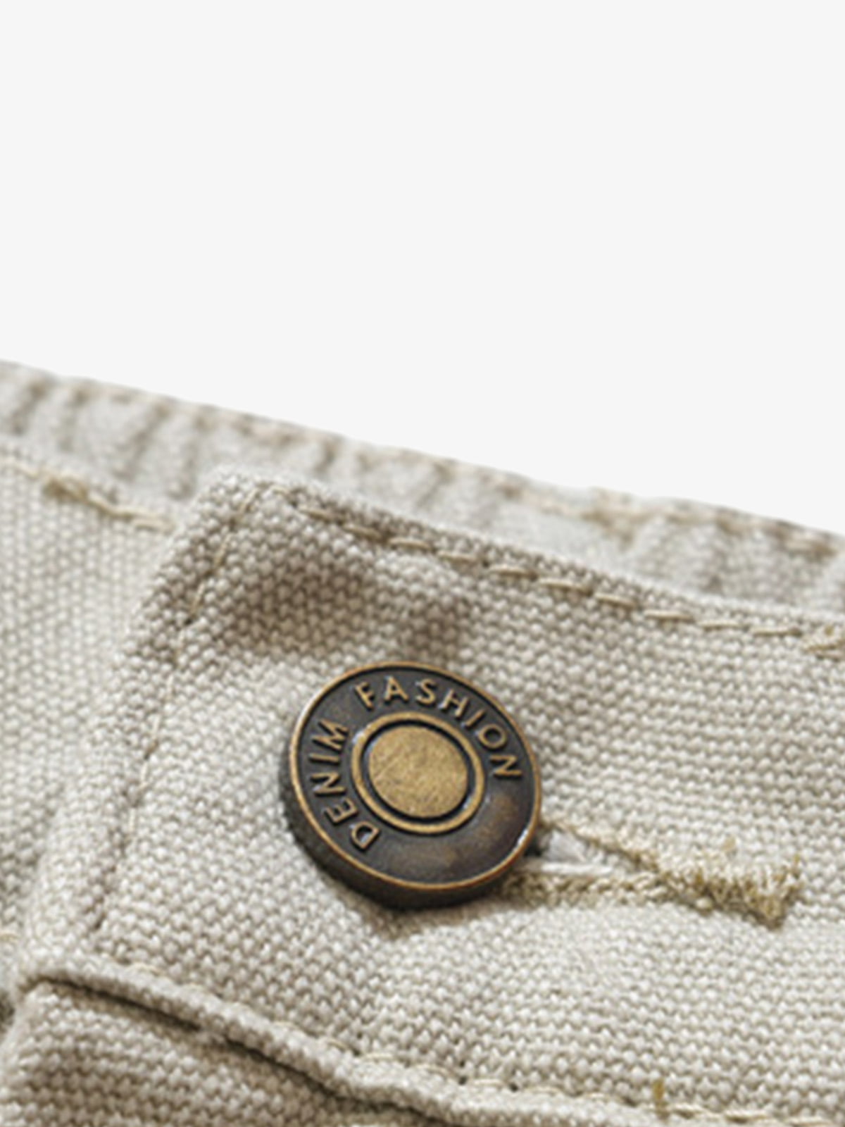 Retro Structured  Design Cargo Shorts