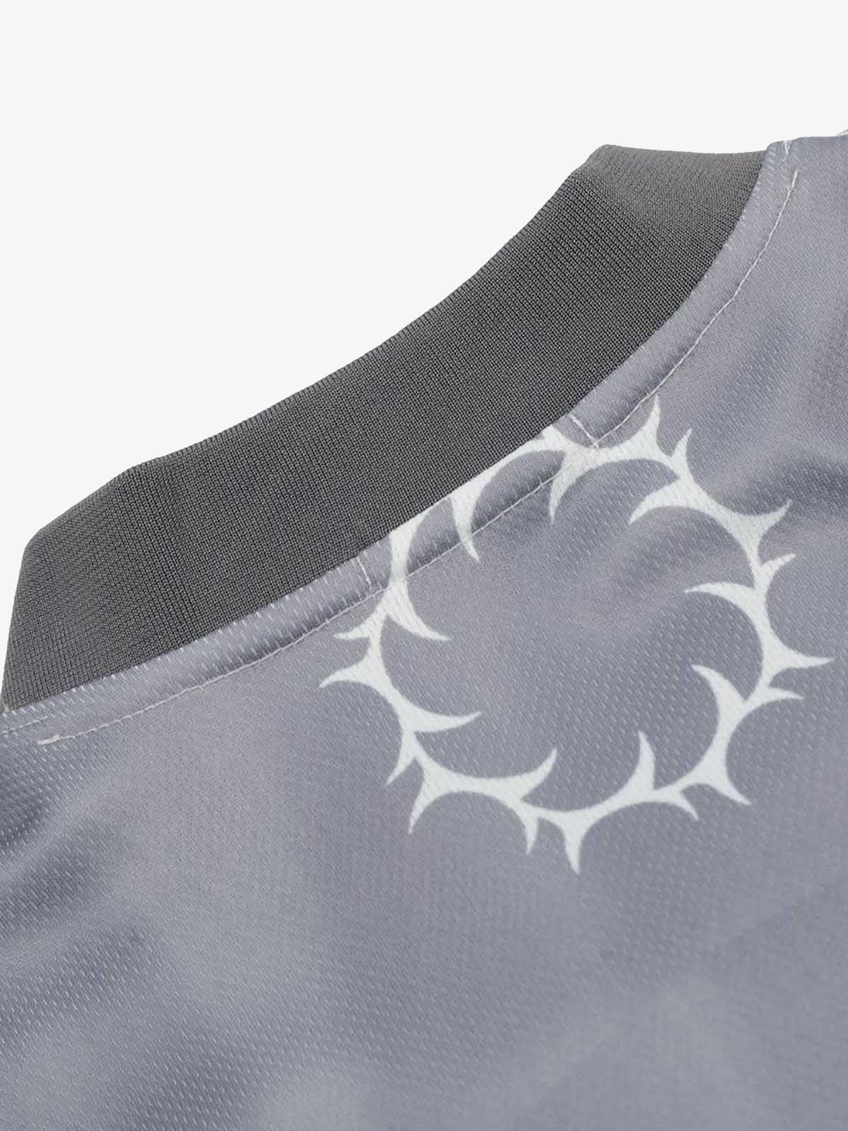 Sports Patchwork Jersey Letter Print T-shirt